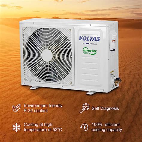 Buy Voltas Vectra In Convertible Ton Star Inverter Split Ac