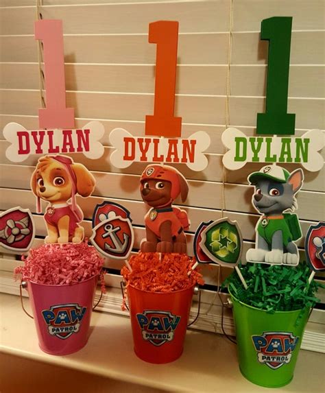 Paw Patrol Centerpieces Set Of 8