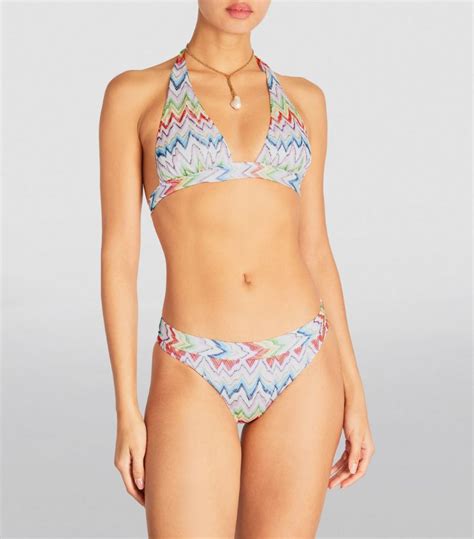 Womens Missoni Multi Zigzag Bikini Harrods UK