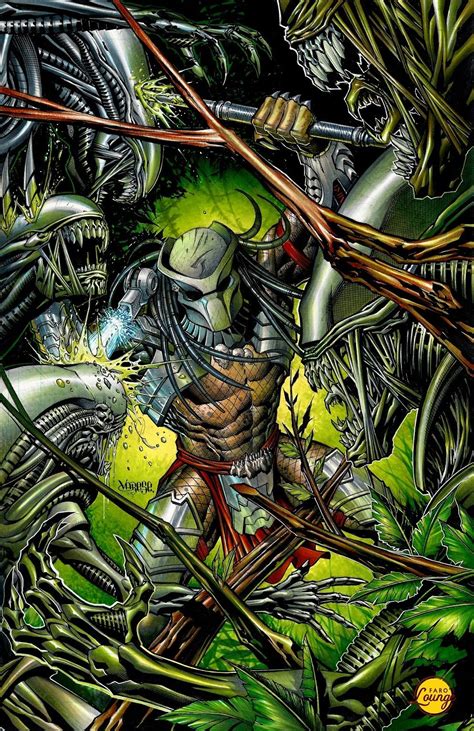 Alien Vs Predator Central Alien Vs Predator By Faro Kane Predador