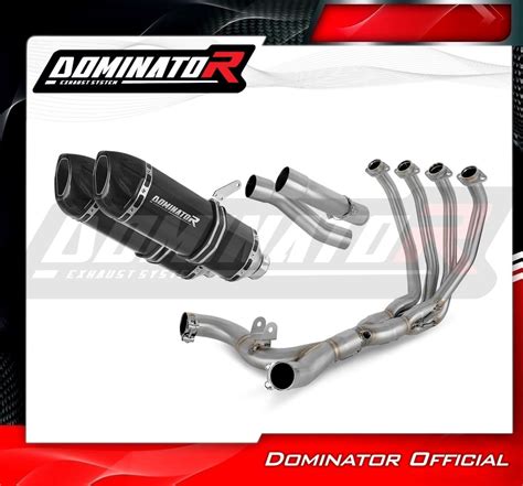 Kawasaki Z1000 2017 2020 Full Exhaust System Collector Silencer HP1