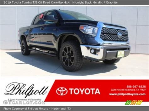 Midnight Black Metallic Toyota Tundra Tss Off Road Crewmax X