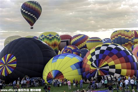 A Colorful Sky At Albuquerque Int L Balloon Fiesta Chinadaily Cn