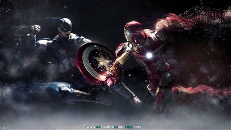 Iron Man Vs Captain America Wallpapers - Top Free Iron Man Vs Captain ...