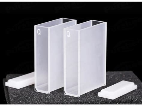 Pcs Quartz Cuvette Cells With Lid Mm Path Length Jgs For