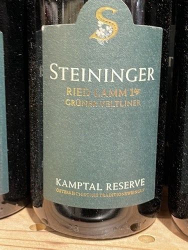 2020 Steininger Ried Lamm 1ÖTW Grüner Veltliner Kamptal Reserve Vivino US