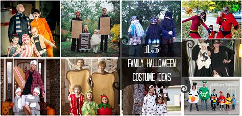 15 Family Halloween Costumes Ideas