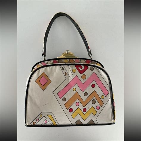 Emilio Pucci Bags Rare Vintage Silk Vtg Emilio Pucci By Jana Italy