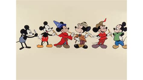 Evolution Of Mickey Mouse Timeline Vintage Mickey Mouse Timeline