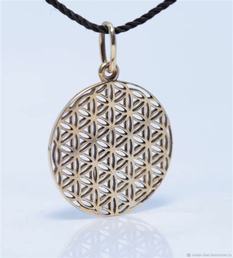 Цветок жизни 1 бронза в интернет-магазине Ярмарка Мастеров по цене 700 ...