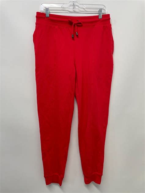 Chico S Women S 1R M Zenergy French Terry Jogger Pant Red Zinnia Ankle