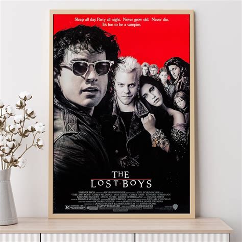 The Lost Boys 1987movie Poster, Art Prints, Home Decor,wall Art,canvas ...