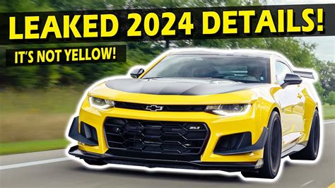 2024 Camaro Colors Leaked Collectors Edition Details YouTube