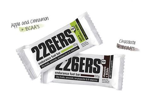 226ERS añade BCAAs a las Endurance Fuel Bar con sabor a chocolate y