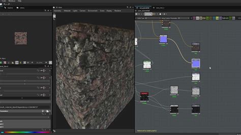 Substance Designer Setting Up Height Map Tessellation In 3d View