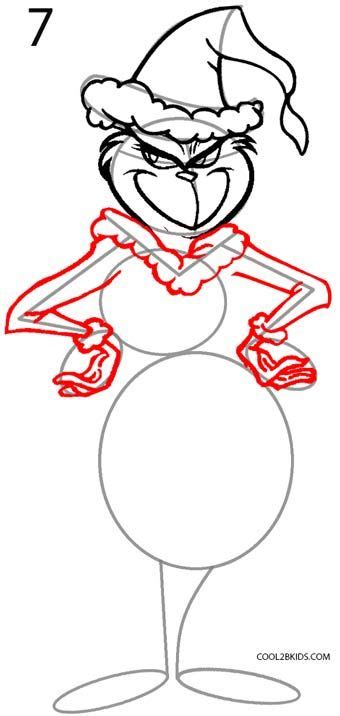 How To Draw The Grinch Step By Step Images - Howto Techno