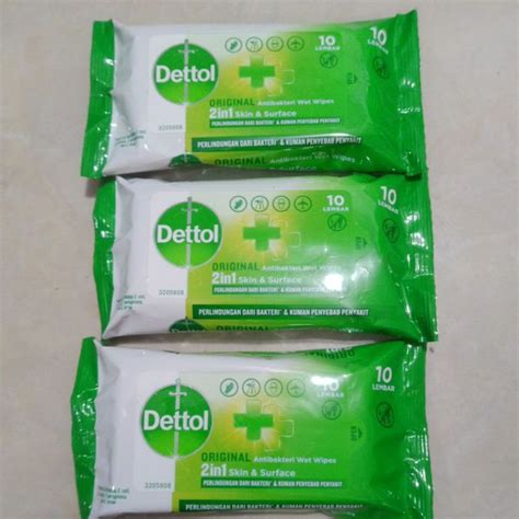 Jual Dettol Wet Wipes Tisu Basah Dettol Lembar Shopee Indonesia