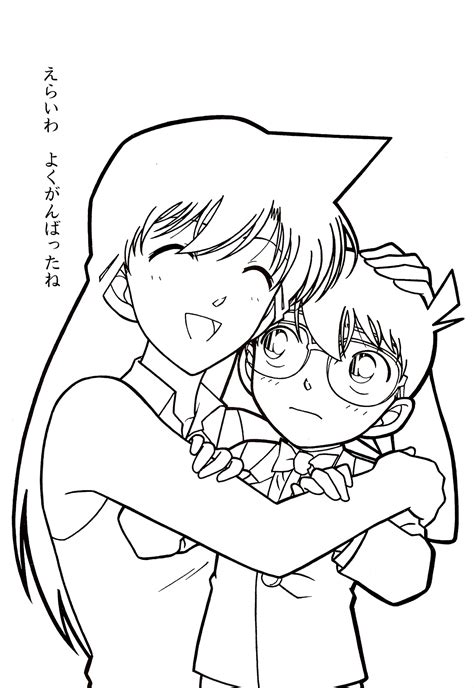 Detective Conan Coloring Book035  1377×1999 Có Hình ảnh Anime