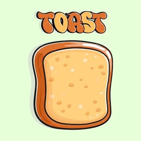 Premium Vector | Cute funny toast