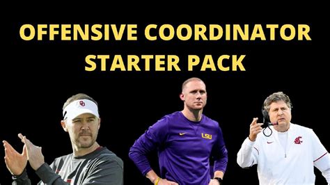 Offensive Coordinator Starter Pack by The Assistant Coach | CoachTube