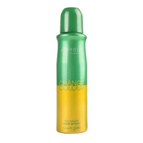 Morfose Change Colour Hair Spray Green to Yellow - 150 ml at Nice One KSA