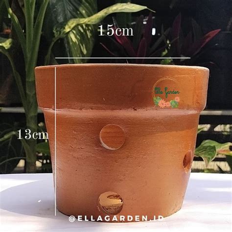 Jual Lista Pot Anggrek Terakota Terracotta Tanah Liat D15 Shopee