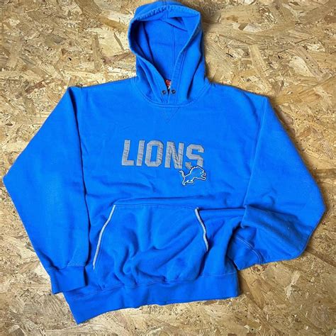 Vintage Reebok NFL x ‘Detroit Lions Football’... - Depop