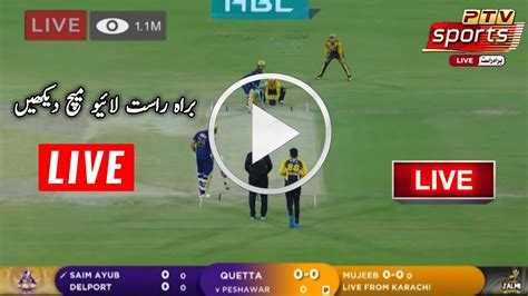 Psl Live Match Peshawar Zalmi Vs Quetta Gladiator Live Match