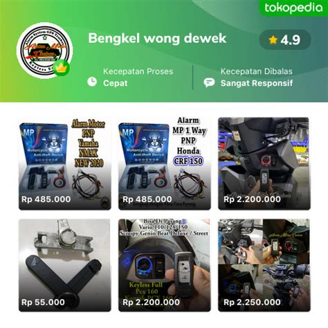 Toko Bengkel Wong Dewek Online Produk Lengkap Harga Terbaik Tokopedia