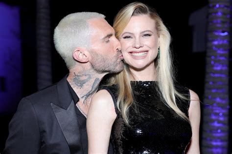 Adam Levine And Behati Prinsloo Make First Public Appearance Since