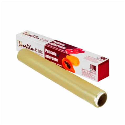 Rolo Bobina Plastico De Filme PVC 280mm X 100m Transparente