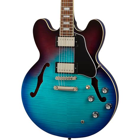 Epiphone Es Figured Semi Hollow Electric Guitar Woodwind Brasswind