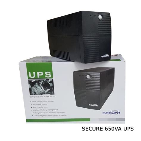 Secure Ups 650va Uninterruptible Power Supply Lazada Ph