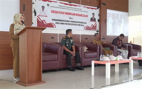 Kesbangpol Parimo Tumbuhkan Wawasan Kebangsaan Lewat Sosialisasi