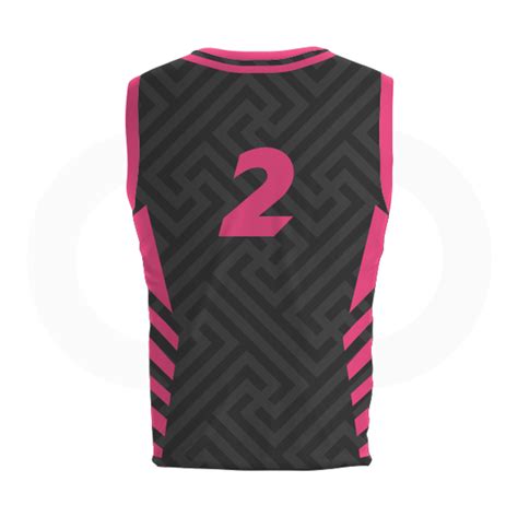 Breast Cancer Awareness Basketball Jersey Black Wooter