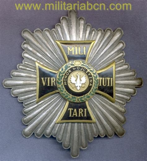 Orden Virtuti Militari Placa De Gran Cruz Militaria Barcelona