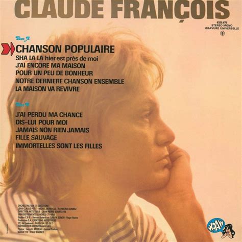 Claude François Chanson Populaire CD Mini LP