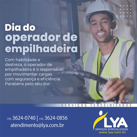 DIA DO OPERADOR DE EMPILHADEIRA Lya