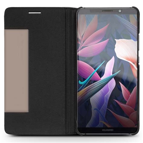 Husa Slim Din Piele Fina Naturala Smart Cover Huawei Mate Pro