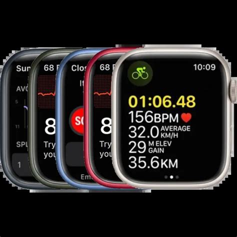 Apple Watch Series 7 45mm Gps4g Cellular Aluminium Good Condition £