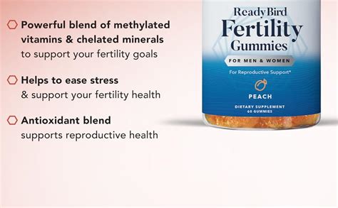 Best Nest Wellness Ready Bird Fertility Gummy Vitamins