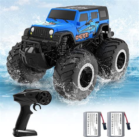 Acammzar Voiture T L Command E Tout Terrain Amphibie Ghz Wd