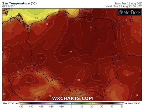 Prognoza Pogody Na Wtorek Sierpnia Wysokie Temperatury I Coraz