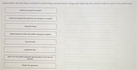 Solved Listed below are the steps involved in performing a | Chegg.com