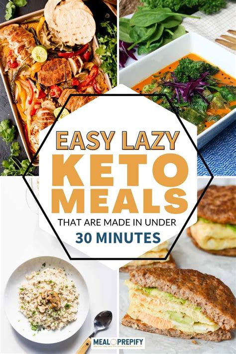 23 Easy Lazy Keto Meals That Are Made In Under 30 Minutes Meal Prepify