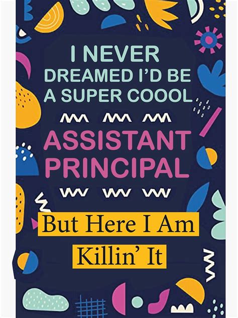 Assistant Principal T Thank You Appreciation For School Assistant Principals Sticker By