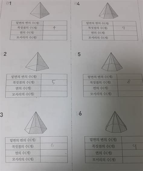 6학년 수학 2단원 각기둥과 각뿔 지식in