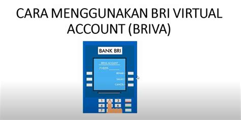 Cara Transfer Virtual Account BRI Lewat ATM Dengan Mudah Radar Garut