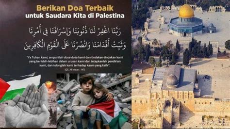 Doa Untuk Saudara Di Palestina Lengkap 8 Doa Serta Artinya Tribun