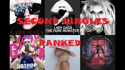 Lady Gaga Ranking All Gagas Second Singles Top 2nd Singles Youtube